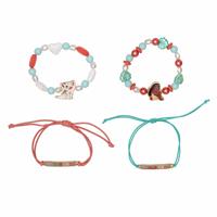 Disney Moana Best Friend Bracelet Set - Pack of 4