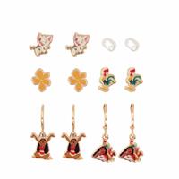 Disney Moana Earrings Set - Pack of 6