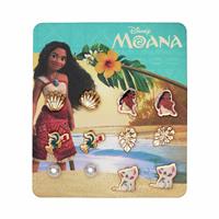 Disney Moana Stud Earrings Set - Pack of 6