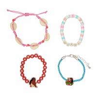 Disney Moana Beaded and Rope Bracelet Set - Pack of 4