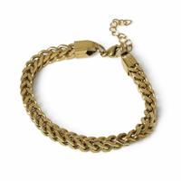 Uncommon Souls Gold Tone Link Chain Bracelet