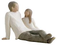 Willow Tree Father and Daughter Figurine