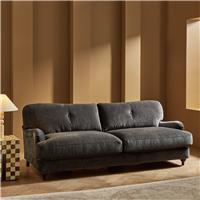 Habitat Eleanor Fabric 3 Seater Sofa - Grey