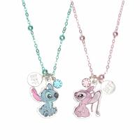 Disney Stitch and Angel BFF Necklace Set