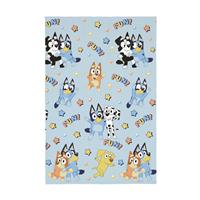 Bluey Fun with Friends Throw - Blue - 150x100cm