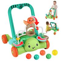 Fisher Price Moves with You Turtle Walker, Baby & Toddler Activity Push Toy