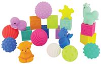 Infantino Playtime Pals & Sensory Shapes Activity Toy Set