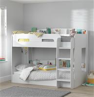 Habitat Ultimate Bunk Bed and 2 Kids Mattresses - White