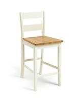 Habitat Chicago Bar Stool - Off White