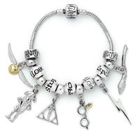 Harry Potter Silver Colour Charm Bracelet