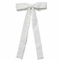 Flitzy White Bow Hairclip