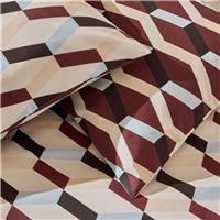 Habitat Checkerboard Chocolate Bedding Set - King size