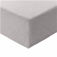 Argos Home Fleece Grey Fitted Sheet - Small double