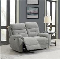Sofa Source Huntington 2 Seater Power Recliner Sofa - Grey
