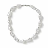 Freedom White Irregular Pearl Necklace