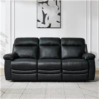 Argos Home Paolo 3 Seater Power Recliner Sofa - Black
