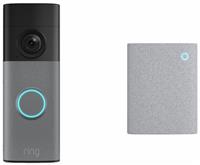 Ring Battery Video Doorbell (Newest Gen) Retinal 2K & Chime - Speckled Grey
