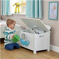 Liberty House Toys Kids Space Big Toy Box - White