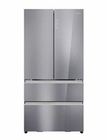 Haier HFR79F19EFGK American Fridge Freezer - Sapphire Glass