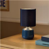Home Essentials Ceramic Table Lamp - Navy
