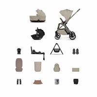 Venicci Tila 4in1 Plus Travel System Bundle - Latte