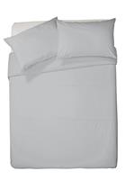 Habitat Pure Cotton 200TC Grey Bedding Set - Double