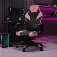 X Rocker Tempest Office Gaming Chair - Pink And Black