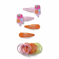 Flitzy Fruit Lolly Hair Slides and Matching Hair Bands Set