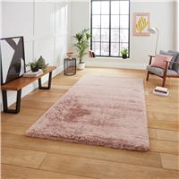 Think Rugs Super Teddy Dusty Rose Shaggy Rug - 80x150cm