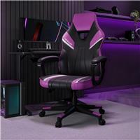 X Rocker Tempest Office Gaming Chair - Black And Purple