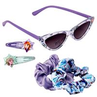 Disney Frozen Cat Eye Frame Sunglasses and Hair Accessories Set