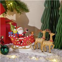 Argos Home Santa Sleigh Resin Tabletop Christmas Decoration