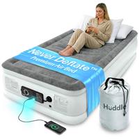 Huddle Living PVC Never Deflate Camping Air Bed - Single