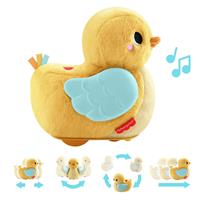 Fisher Price 4-in-1 Cuddle & Crawl Duck, Baby Musical Tummy Time & Crawling Toy