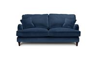 Habitat Matilda Velvet 3 Seater Sofa - Blue