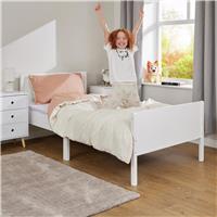 Liberty House Toys Classic Kid's Single Bed Frame - White