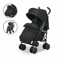 Cuggl Rowan Stroller with Footmuff and Raincover - Black