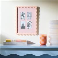 Argos Home Pink Scallop Multi Aperture Picture Frame - 23x31cm