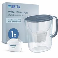 BRITA Style Essential XL Stone Water Filter Jug - Blue - 3.6L