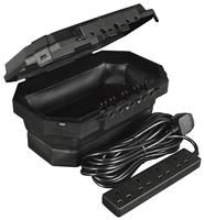 Masterplug Weatherproof Box with 4 Socket & Extension Lead