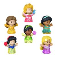Fisher Price Little People Disney Princess Shimmer Gowns Figure Set 6