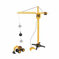 Teamsterz JCB Remote Control Tower Crane and Truck Playset