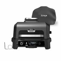 Ninja Woodfire Pro XL Electric BBQ with Cover - Grey