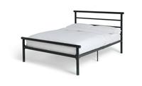 Argos Home Avalon Double Metal Bed Frame - Black