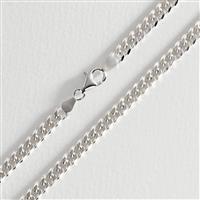 Revere Sterling Silver Solid Curb 20 Inch Chain