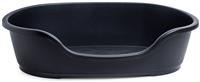 Petface Black Plastic Dog Bed - Medium