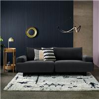 Habitat Julien Fabric 3 Seater Sofa - Charcoal
