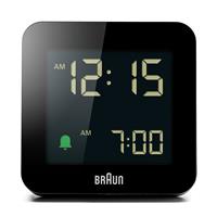 Braun Digital Alarm Clock - Black