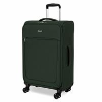 Rock Lyon 8 Wheel Soft Suitcase - Green, Medium