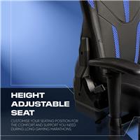 X Rocker Alpha Evo Esports Office Gaming Chair - Blue & Black